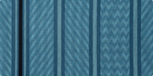 Flora Blue Zebra - Klassische Kingsize-Hängematte aus Bio-Baumwolle Blau